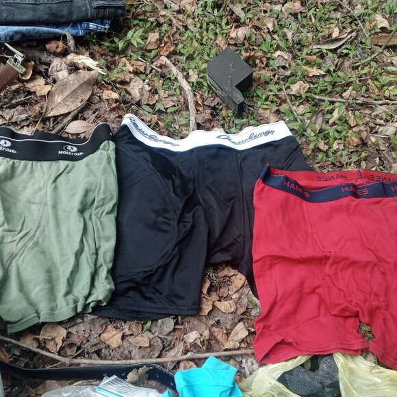Wrangler button down, brand new boxer briefs. - Picture 1 of 3